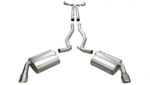 Corsa Cat-Back 2.5" Dual Rear Single 4" Camaro 6.0/6.2 11-15