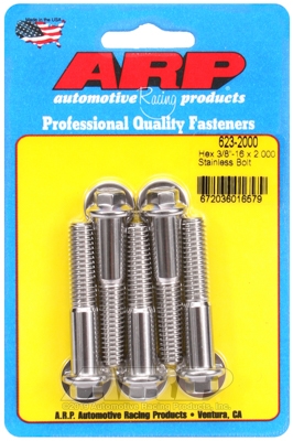 2D2D741B-72DD-BBF0-E1DF-1C7B3DCDCCEA "3/8""-16 x 2.000 hex SS bolts" (5pcs) - Image 1