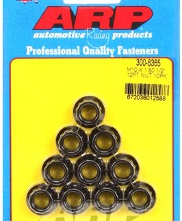 ARP M10 x 1.50 12pt nut kit (10pcs)