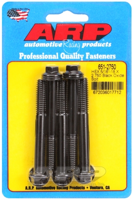 2EF63E5E-BA74-1A26-E07F-CF70E6C178A9 "5/16""-18 X 2.750 hex black oxide bolts" (5pcs) - Image 1