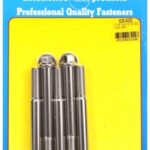 "7/16""-14 X 4.000 hex SS bolts" (5pcs)