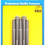 "7/16""-20 x 4.000 12pt SS bolts" (5pcs)