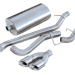 Corsa Cat-Back 3.0" Single Side Twin 4.0" Tahoe/Yukon 02-06