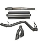 Corsa Cat-Back 3.0" Single Side Twin 4" Silverado 5.3 14-19