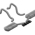 Corsa Axle-Back 2.5" Dual Rear Tigershark 3.5" Corvette C5