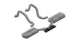 Corsa Axle-Back 2.5" Dual Rear Tigershark 3.5" Corvette C5
