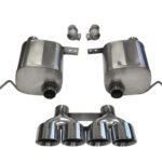 Corsa Valve-Back 2.75" Dual Rear Quad 4.5" Corvette C7 6.2