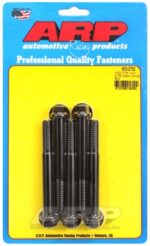 "7/16""-14 X 3.750 hex black oxide bolts" (5pcs)