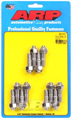 3189C7C8-80F4-53BC-4F6E-4742D98996B8 Buick Stage II & Prod hex SS header stud kit - Image 1