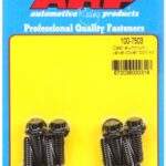 Cast aluminum valve cover bolt kit