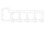 Athena Head gasket BMW M60B40 TH.2,0mm D.90,6mm LEFT - Image 5
