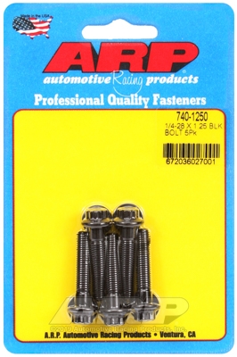 33146062-0FC1-604E-4DE8-E478B782D4EE "1/4""-28 x 1.250 12pt black oxide bolts" (5pcs) - Image 1