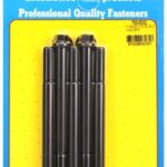 "7/16""-20 x 5.000 hex black oxide bolts" (5pcs)