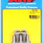 "5/16""-24 x .750 hex SS bolts" (5pcs)
