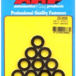 3/8"ID .675"OD .120"TH black washers (10pcs)