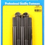 ARP Bolt Kit 1/2-20 x 4.250 Black Oxide Hex
