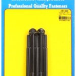 "5/16""-18 X 4.000 hex black oxide bolts" (5pcs)