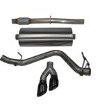 Corsa Cat-Back 3.0" Single Side Twin 4" Silverado 5.3 14-19