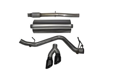 Corsa Cat-Back 3.0" Single Side Twin 4" Silverado 5.3 14-19