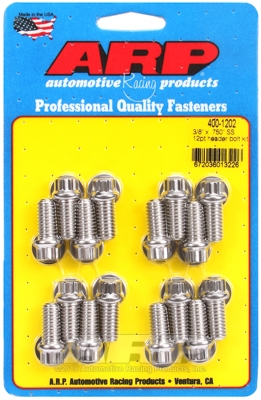 36F85D0E-CDE3-5C91-A5EB-30451989D687 "3/8"" x .750 SS 12pt header bolt kit" - Image 1