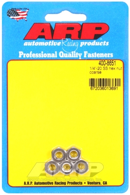 37B35E12-71EF-2983-85A7-4B2D2C4E1D9A "1/4""-20 SS coarse hex nut kit" (5pcs) - Image 1