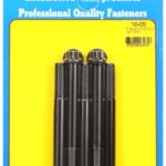 "7/16""-20 x 4.250 12pt black oxide bolts" (5pcs)