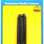 "1/4""-20 x 4.500 12pt black oxide bolts" (5pcs)