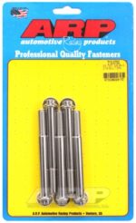 "3/8""-24 x 3.750 12pt SS bolts" (5pcs)