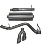 Corsa Cat-Back 3.0" Single Side Twin 4" Silverado 5.3 14-19