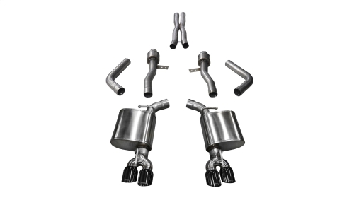 39A00E22-BB03-47C5-2CC7-007DE00BE852 Corsa Cat-Back 2.75 Dual Rear Twin 3.5" Challenger 6.2 15-22 - Image 1