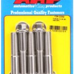 "7/16""-20 x 2.250 hex SS bolts" (5pcs)