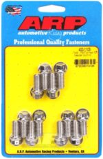 "3/8"" x .750 drilled SS header bolt kit"