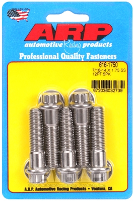 3C943DCB-CEF0-AB38-B492-D56A94E39C0B "7/16""-14 X 1.750 12pt SS bolts" (5pcs) - Image 1