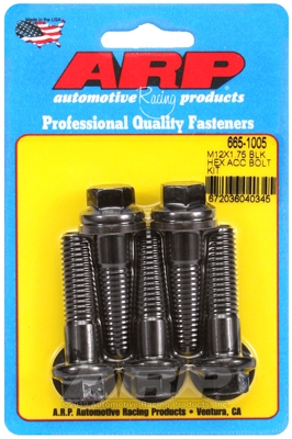 3CE567D6-B0B6-9B78-90E7-E5587D5554EF ARP Bolt Kit M12 x 1.75 x 45 Black Oxide Hex - Image 1