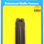 M6 x 1.00 x 100 12pt black oxide bolts (5pcs)