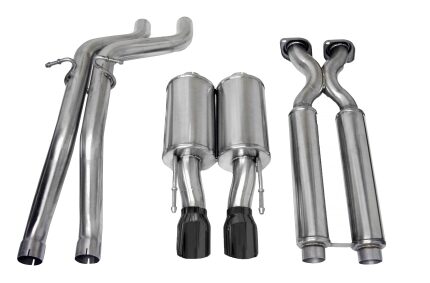 Corsa Cat-Back 2.5" Dual Center Rear Single 4" Cherokee 6.1