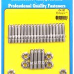 Ford 302/351W oil pan stud kit. w/side rail