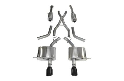 Corsa Cat-Back 2.5" Dual Rear Single 4.5" Durango 11-22