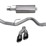 Corsa Cat-Back 3.0" Single Side Twin 4.0" F150 2.7/3.5 15-20