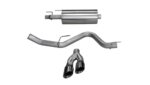Corsa Cat-Back 3.0" Single Side Twin 4.0" F150 2.7/3.5 15-20