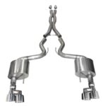 Corsa Cat-Back 3.0" Dual Rear Twin 4.0" Mustang 5.0 18-22
