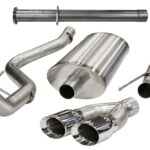 Corsa Cat-Back + Res Delete 3" Single Side Twin 4" F150 6.2