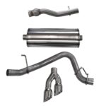 Corsa Cat-Back 3.0" Single Side Twin 4.0" Yukon 6.2 15-20