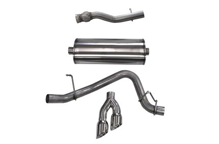 Corsa Cat-Back 3.0" Single Side Twin 4.0" Yukon 6.2 15-20