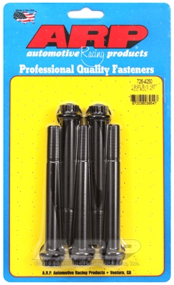 43542A0D-3B25-2E57-8F79-9AAE4F9D50F4 ARP Bolt Kit 1/2-20 x 4.250 Black Oxide 12PT - Image 1