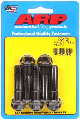 44583D98-0127-0B0A-9061-7BE2472B7C96 "7/16""-20 x 1.750 hex black oxide bolts" (5pcs) - Image 1
