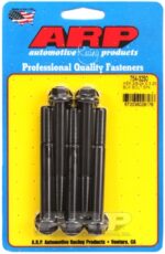 "3/8""-24 x 3.250 hex 7/16 wrenching black oxide bolts" 5pcs