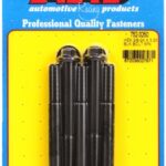 "3/8""-24 x 3.250 hex black oxide bolts" (5pcs)