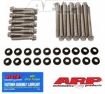 SB Ford w/W heads. SS 12pt head bolt kit - Image 2