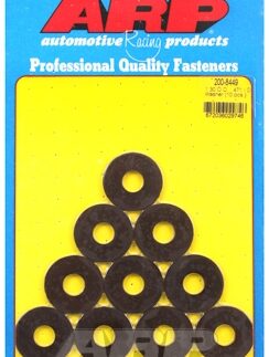 ".471"ID 1.30"OD .120"TH no chamfer black washer" (10pcs)